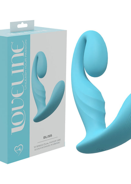 LOVELINE Bliss - Blue - Blue 11.5 cm USB Rechargeable Vibrator