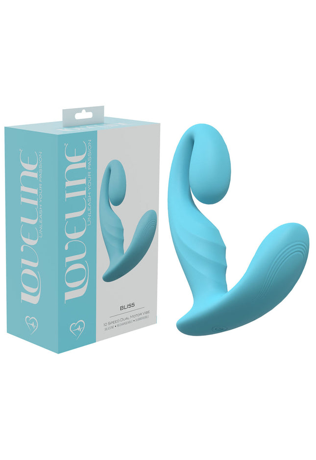 LOVELINE Bliss - Blue - Blue 11.5 cm USB Rechargeable Vibrator