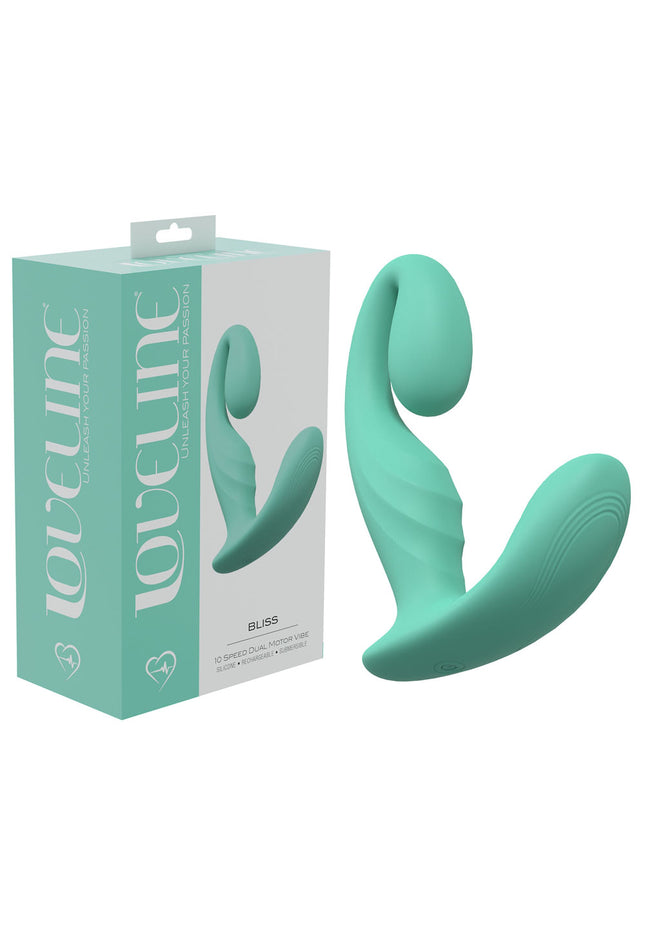 LOVELINE Bliss - Green - Green 11.5 cm USB Rechargeable Vibrator