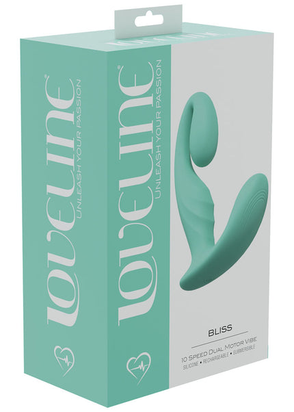 LOVELINE Bliss - Green - Green 11.5 cm USB Rechargeable Vibrator