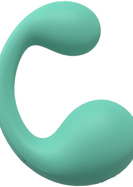 LOVELINE Playful - Green - Green 8.5 cm Dual Vibrator