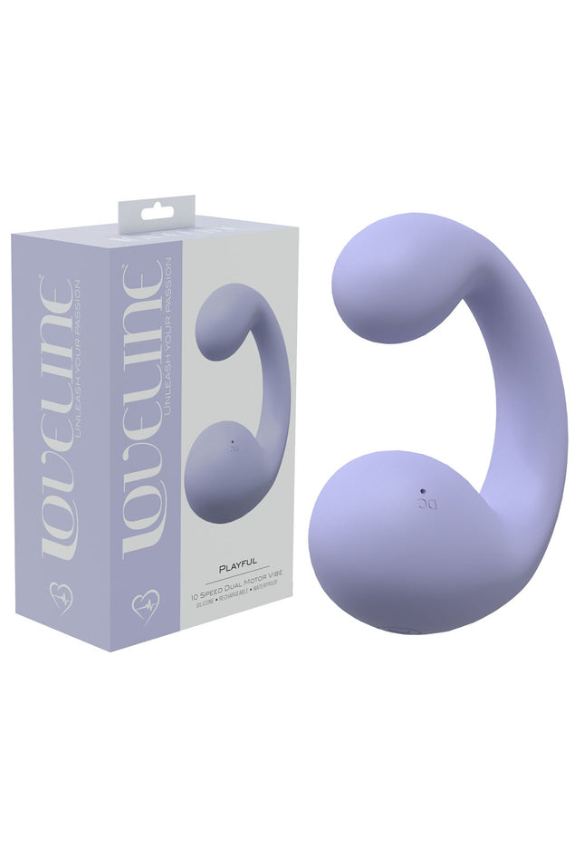 LOVELINE Playful - Lavender - Lavender 8.5 cm Dual Vibrator