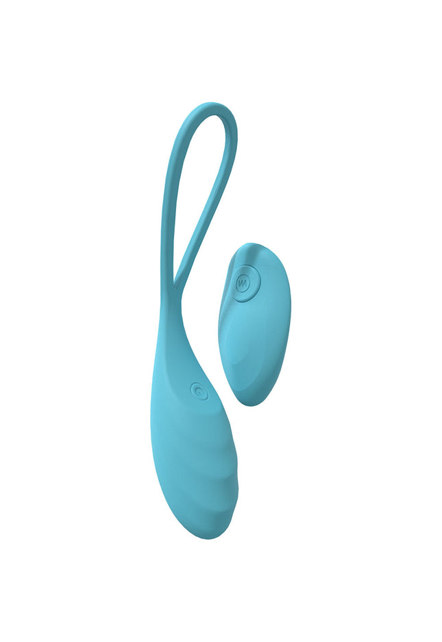 LOVELINE Passion - Blue - Blue USB Rechargeable Vibrating Egg with Wireless Remote