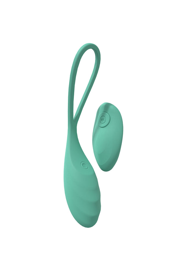 LOVELINE Passion - Green - Green USB Rechargeable Vibrating Egg with Wireless Remote