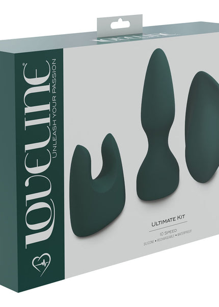 LOVELINE Ultimate Kit - Green - Green USB Rechargeable Kit - 3 Piece Set