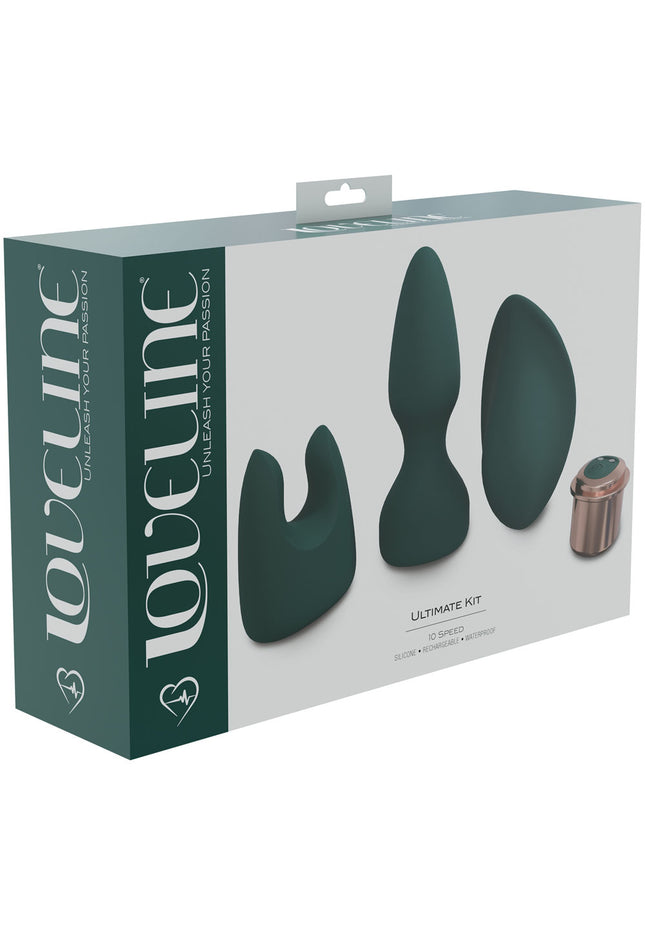 LOVELINE Ultimate Kit - Green - Green USB Rechargeable Kit - 3 Piece Set