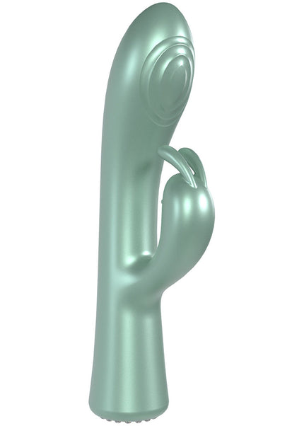 LOVELINE La Perla I - Green - Pearlescent Green 19.2 cm USB Rechargeable Rabbit Vibrator