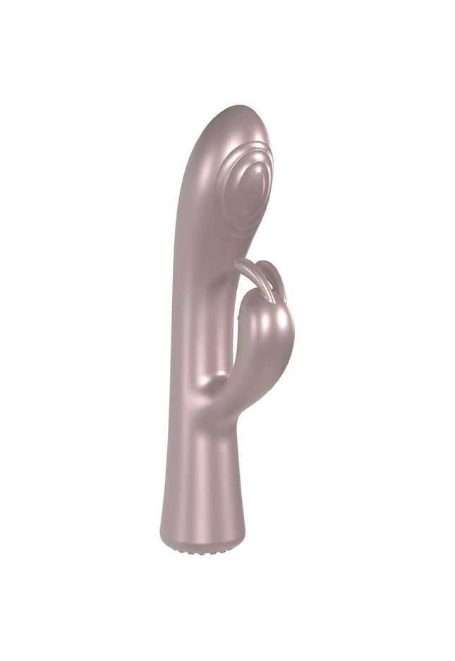 LOVELINE La Perla I - Pink - Pearlescent Pink 19.2 cm USB Rechargeable Rabbit Vibrator