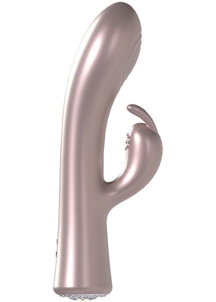 LOVELINE La Perla I - Pink - Pearlescent Pink 19.2 cm USB Rechargeable Rabbit Vibrator