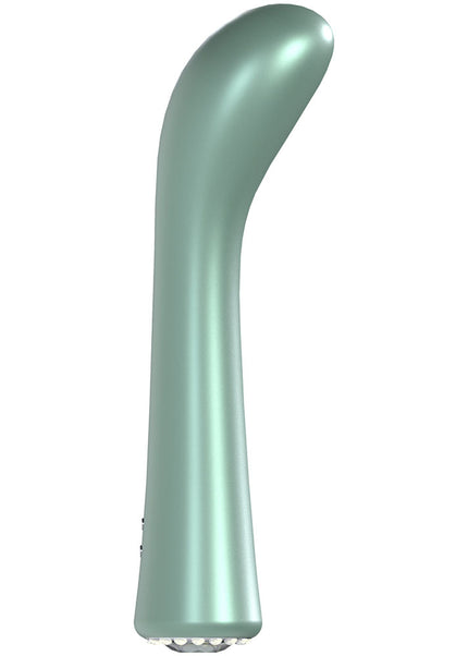 LOVELINE La Perla III - Green - Pearlescent Green 19.2 cm USB Rechargeable Vibrator