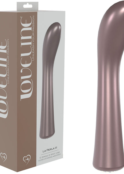 LOVELINE La Perla III - Pink - Pearlescent Pink 19.2 cm USB Rechargeable Vibrator