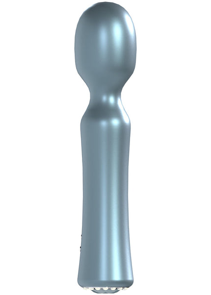 LOVELINE La Perla IV - Blue - Pearlescent Blue 19.2 cm USB Rechargeable Massage Wand