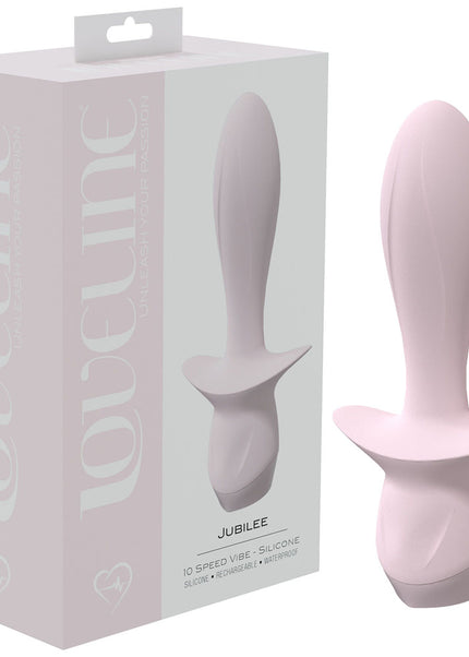 LOVELINE Jubilee - Pink 13.5 cm USB Rechargeable Vibrating Anal Plug