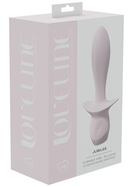 LOVELINE Jubilee - Pink 13.5 cm USB Rechargeable Vibrating Anal Plug