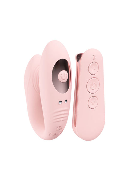 LOVELINE Charme Dual Motor Vibe - Pink USB Rechargeable Dual Motor Vibrator with Wireless Remote