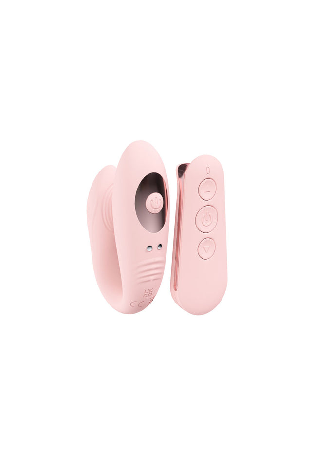LOVELINE Charme Dual Motor Vibe - Pink USB Rechargeable Dual Motor Vibrator with Wireless Remote