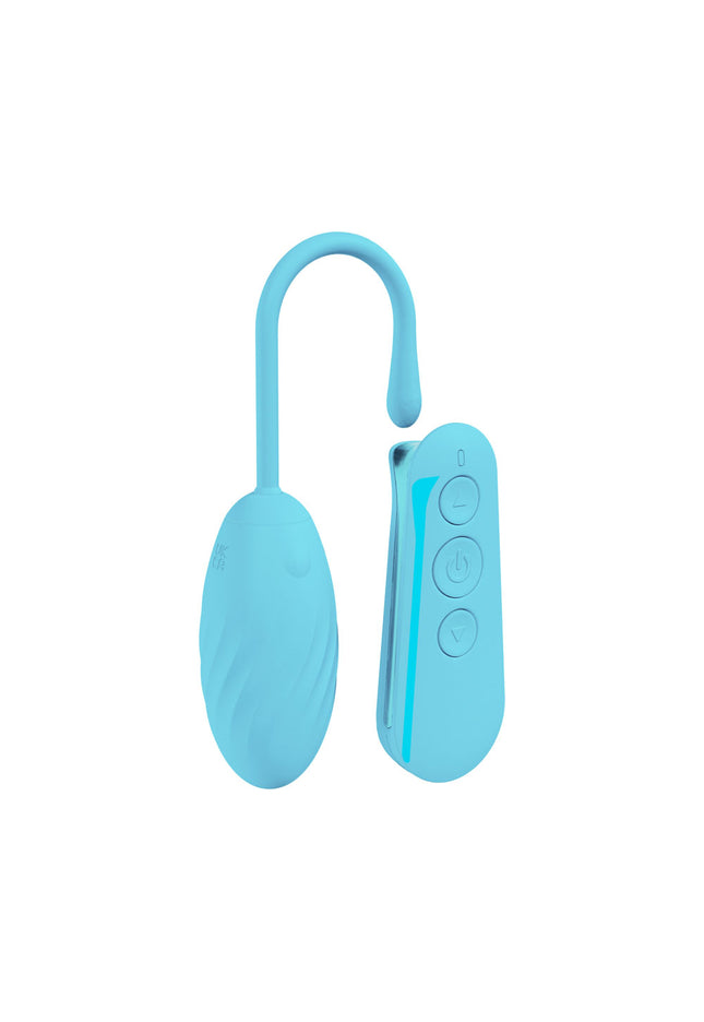 LOVELINE Felicite - Blue - Blue USB Rechargeable Vibrating Egg with Wireless Remote
