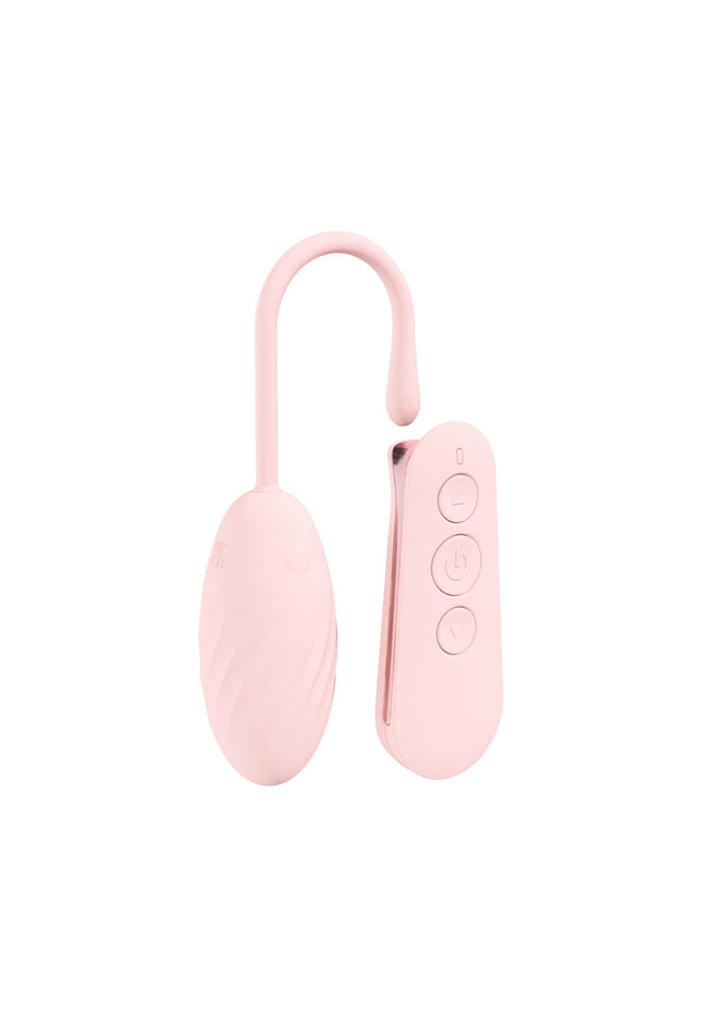 LOVELINE Felicite - Pink - Pink USB Rechargeable Vibrating Egg with Wireless Remote
