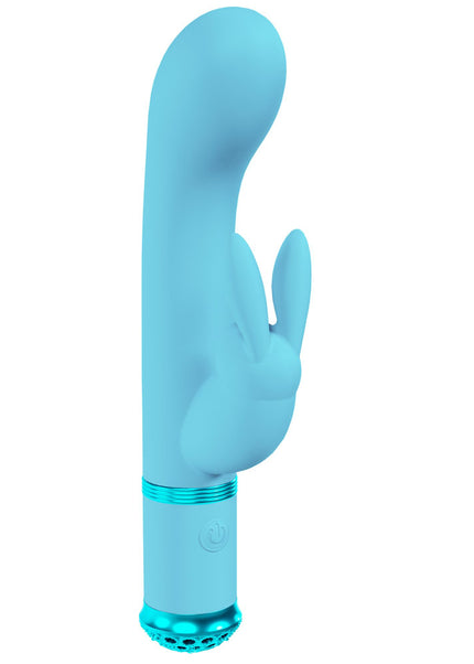 LOVELINE Belle - Blue - Blue 15.6 cm USB Rechargeable Rabbit VIbrator