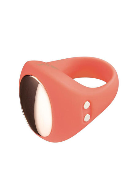 LAPDANCE Ring Vibe Wearable Ring Vibrator - Pink USB Rechargeable Ring Vibrator