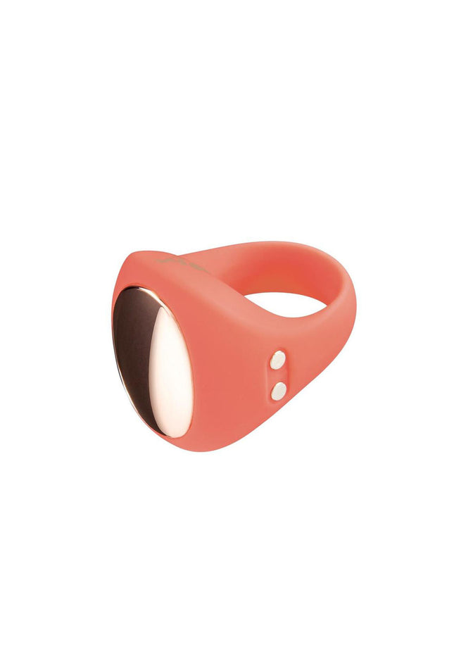 LAPDANCE Ring Vibe Wearable Ring Vibrator - Pink USB Rechargeable Ring Vibrator