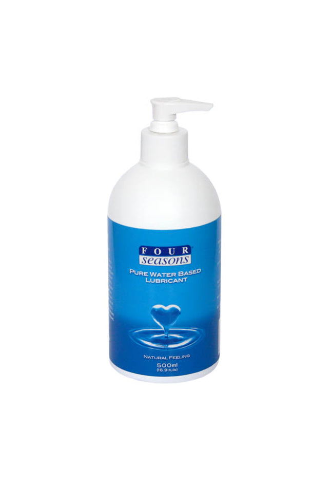 Four Seasons Personal Lubricant - Water Based Personal Lubricant - 500 ml Pump Pack Bottle