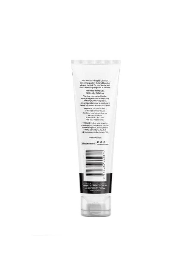 Four Seasons Glow In The Dark Lubricant - Glow N' Dark Personal Lubricant - 100 ml Tube