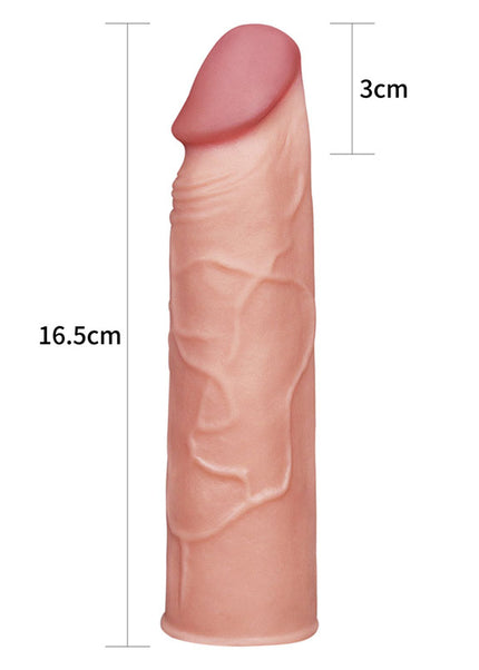 Pleasure X-Tender 1'' Sleeve - Flesh 2.54 cm (1'') Penis Extension Sleeve