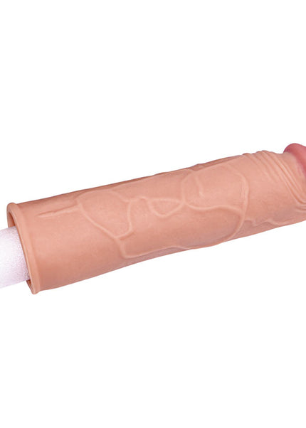 Pleasure X-Tender 1'' Sleeve - Flesh 2.54 cm (1'') Penis Extension Sleeve