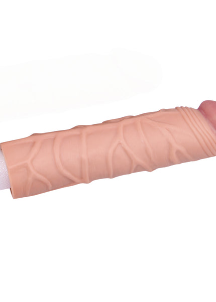 Pleasure X-Tender 1'' Sleeve - Flesh 2.5 cm (1'') Penis Extension Sleeve