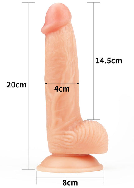 The Ultra Soft Dude - Flesh 20.3 cm (8'') Dong