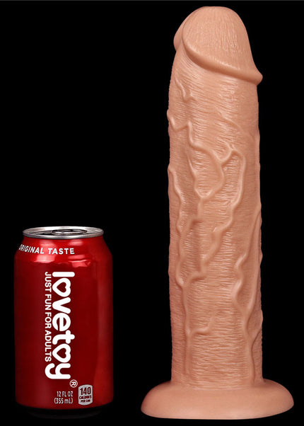 King Size 11'' Realistic Dildo - Flesh 28 cm Dong