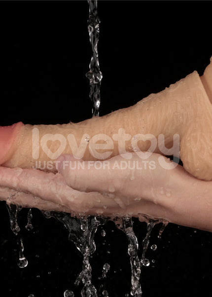 8.5 Inch Power Basics - Flesh 21.6 cm USB Rechargeable Vibrating Dong