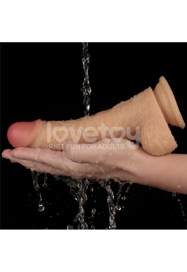 8.5 Inch Power Basics - Flesh 21.6 cm USB Rechargeable Vibrating Dong