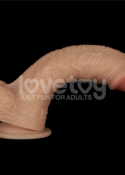 8.5 Inch Power Basics - Flesh 21.6 cm USB Rechargeable Vibrating Dong