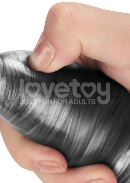 King Sized Vibrating Vibrax Slider - Grey 32.3 cm (12.5'') USB Rechargeable Vibrating Dildo