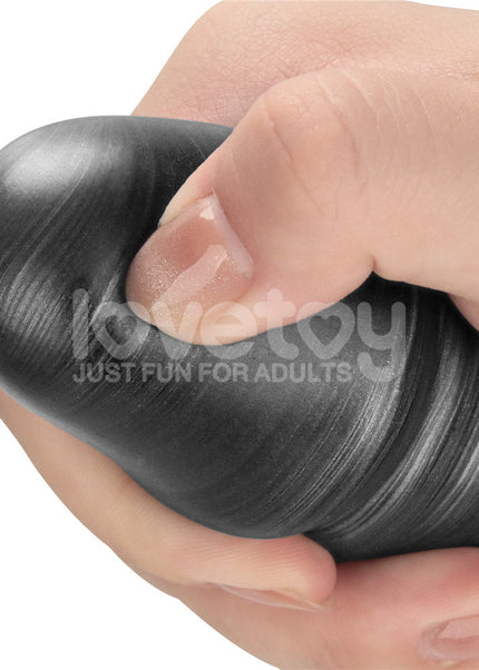 King Sized Vibrating Vibrax Slider - Grey 40.8 cm (16'') USB Rechargeable Vibrating Dildo