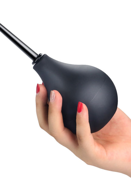 Bondage Fetish Deluxe Douche - Black Unisex Round Douche - 160 ml capacity