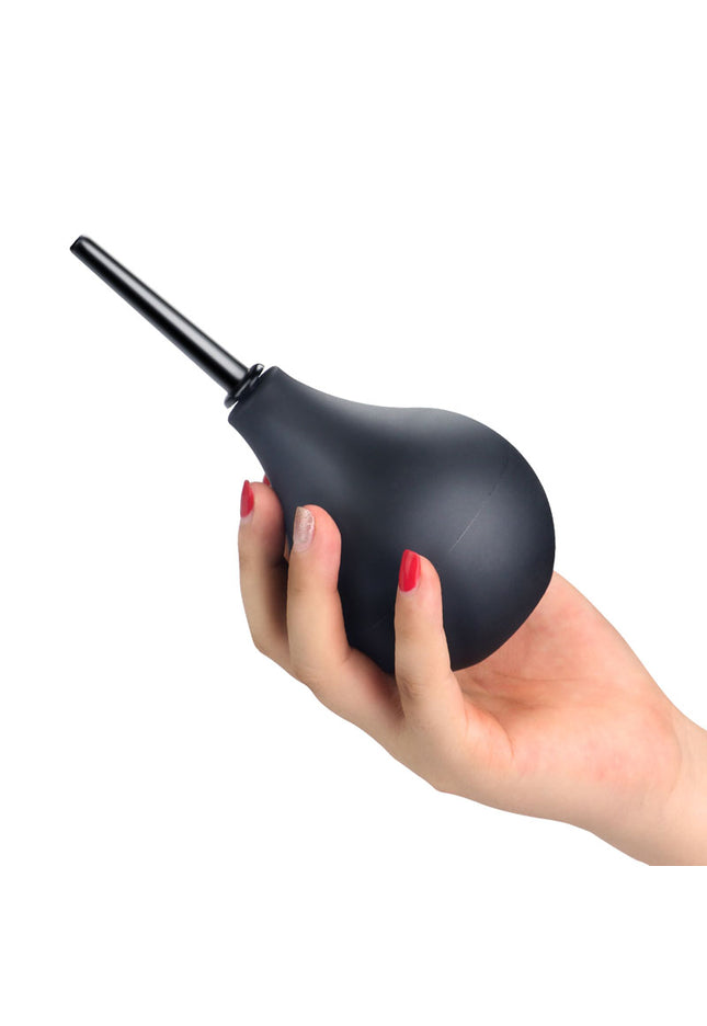 Bondage Fetish Deluxe Douche - Black Unisex Round Douche - 160 ml capacity