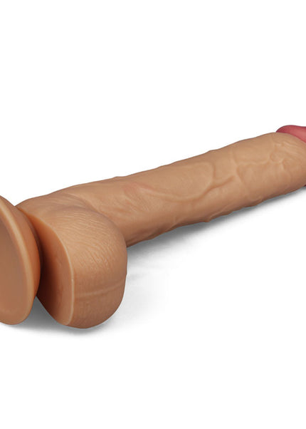 King Size 10'' Realistic Dildo - Flesh 25 cm Dong