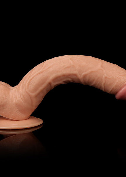 King Size 10'' Realistic Dildo - Flesh 25 cm Dong