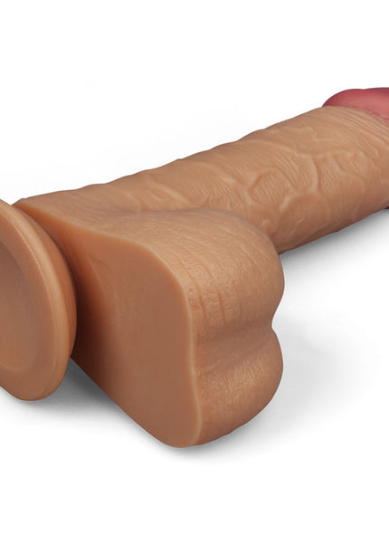 King Size 9'' Realistic Dildo - Flesh 23 cm Dong
