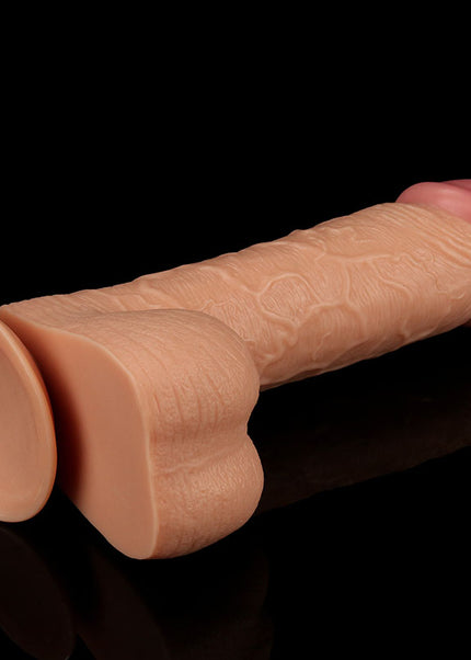 King Size 9'' Realistic Dildo - Flesh 23 cm Dong