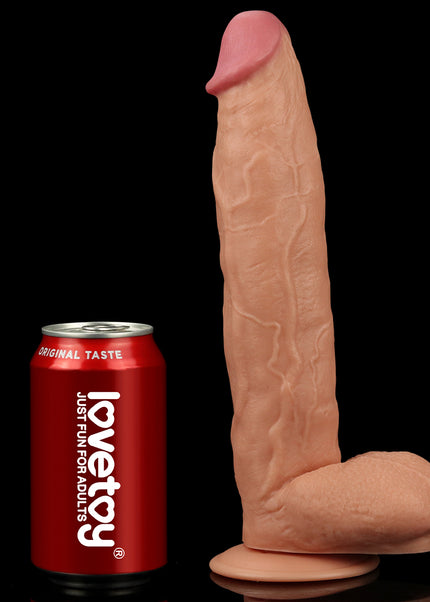 King Size 11'' Realistic Dildo - Flesh 29.5 cm Dong