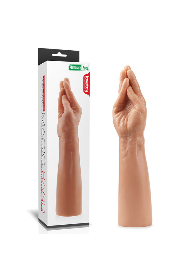 King Sized 13.5'' Realistic Magic Hand - Flesh 36 cm Hand Dildo