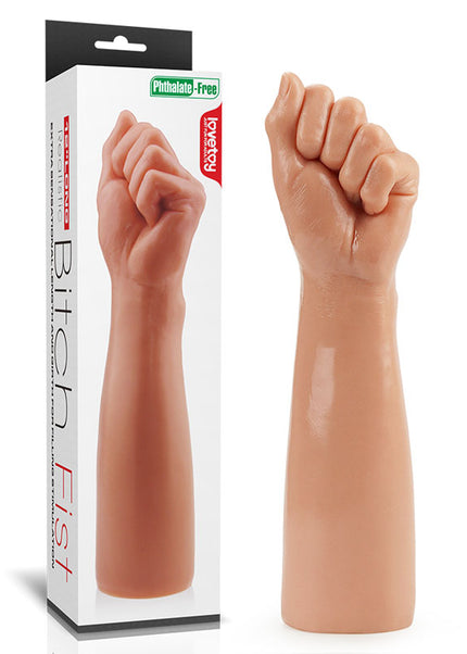 King Sized 12'' Realistic Bitch Fist - Flesh 30.5 cm Fist Dildo