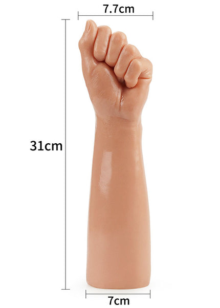 King Sized 12'' Realistic Bitch Fist - Flesh 30.5 cm Fist Dildo