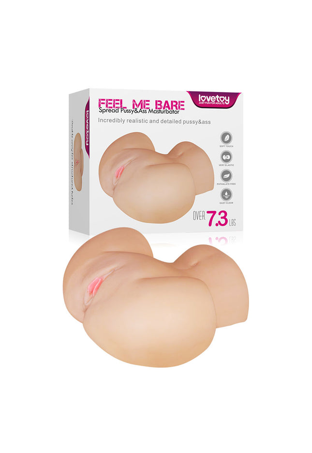 Feel Me Bare Perfect Pussy & Ass - Flesh Missionary Style Masturbator