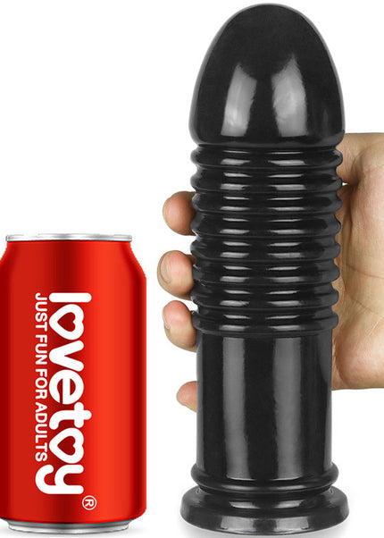 King Sized 8" Anal Bumper Mega Butt Plug – Black | 22.5 cm