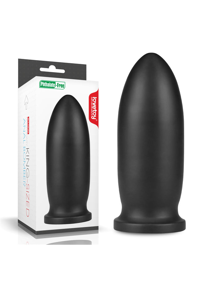 King Sized Anal Bomber - Black 23 cm (9'') Mega Anal Plug